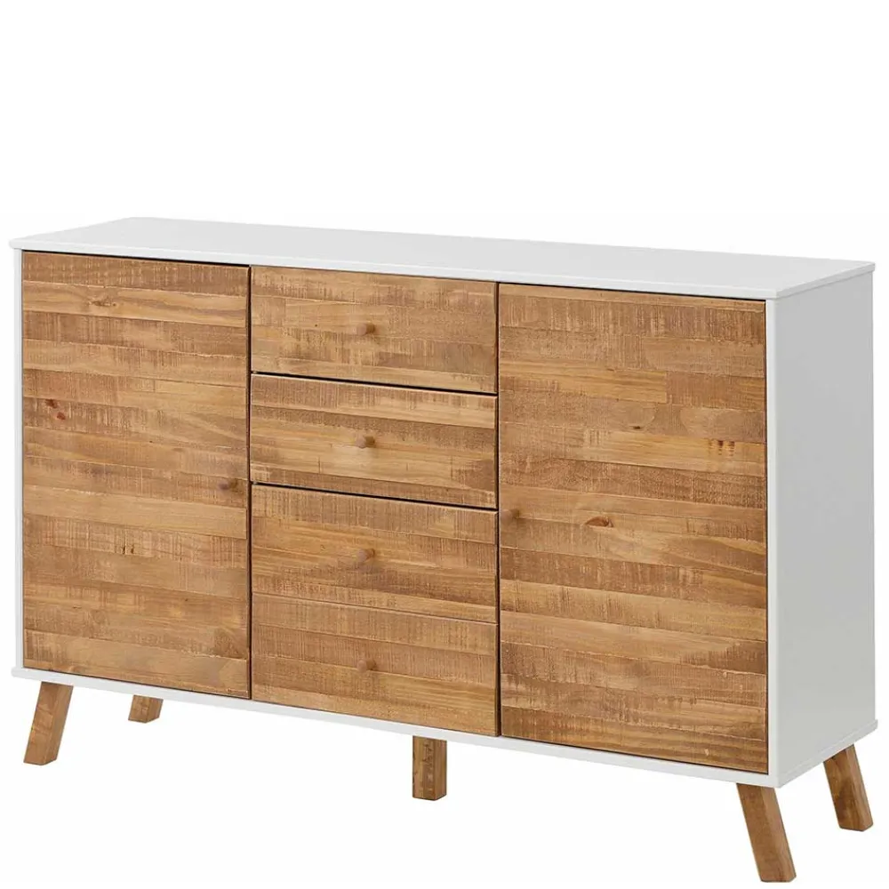 Wohnen Küchenschränke|Sideboards*130 cm breite Kommode im Skandi Design - Slogdan