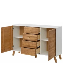 Wohnen Küchenschränke|Sideboards*130 cm breite Kommode im Skandi Design - Slogdan