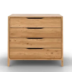 Wohnen 95 cm breite Kommode mit vier Schubladen - Laida