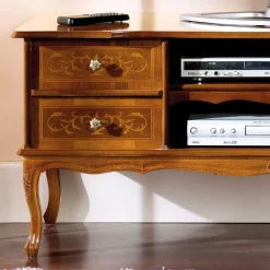 Wohnen Tv & Hifi-Möbel|Tv & Hifi-Möbel*123 cm breite TV Kommode Agosto im Barockstil