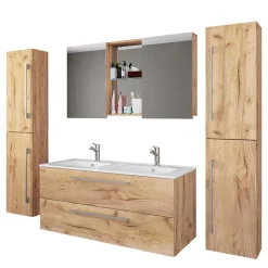 Wohnen 178 cm breiter Badblock Einzelmöbel - Ursela (vierteilig)