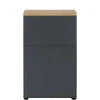 Wohnen 60 cm breiter Badschrank in Anthrazit - Rigori