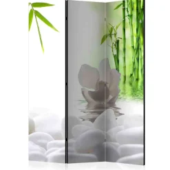 Wohnen Asiatische Möbel*135 cm breiter Deko-Paravent mit Zen Motiv - Santyra