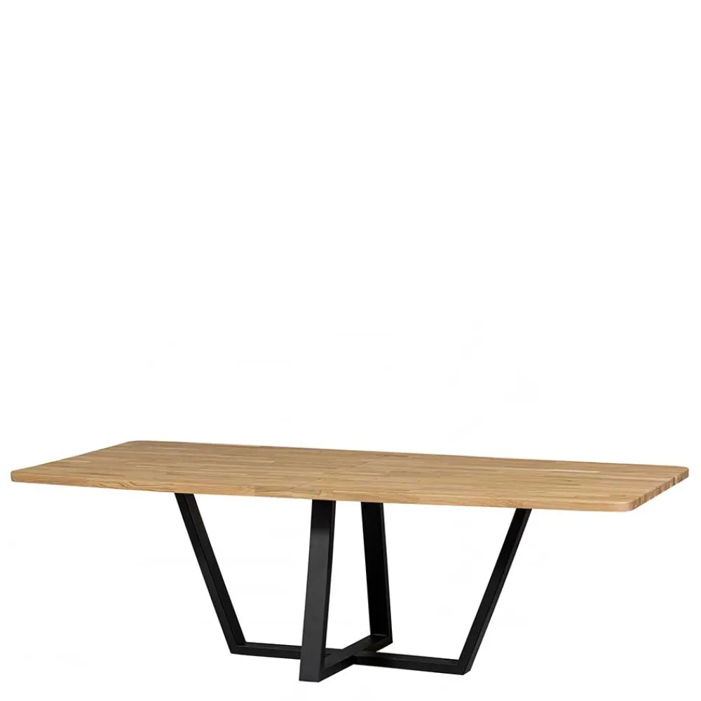 Wohnen 240 cm breiter Esszimmertisch aus Eichenholz - Serinina