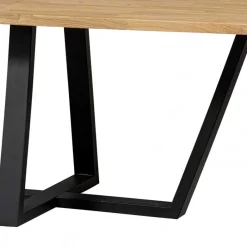 Wohnen 240 cm breiter Esszimmertisch aus Eichenholz - Serinina