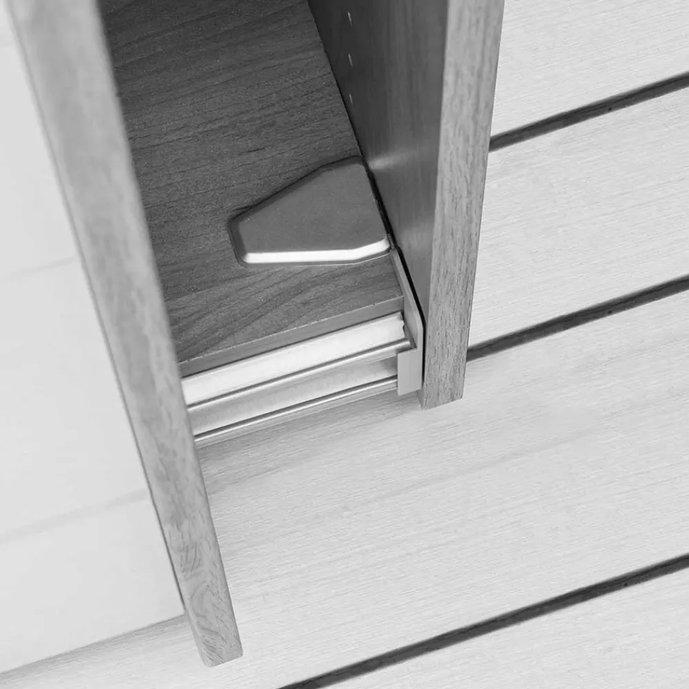 Wohnen Schränke|Kleiderschränke*300 cm breiter Schwebetürenschrank mit Glas Beige - Nikoba