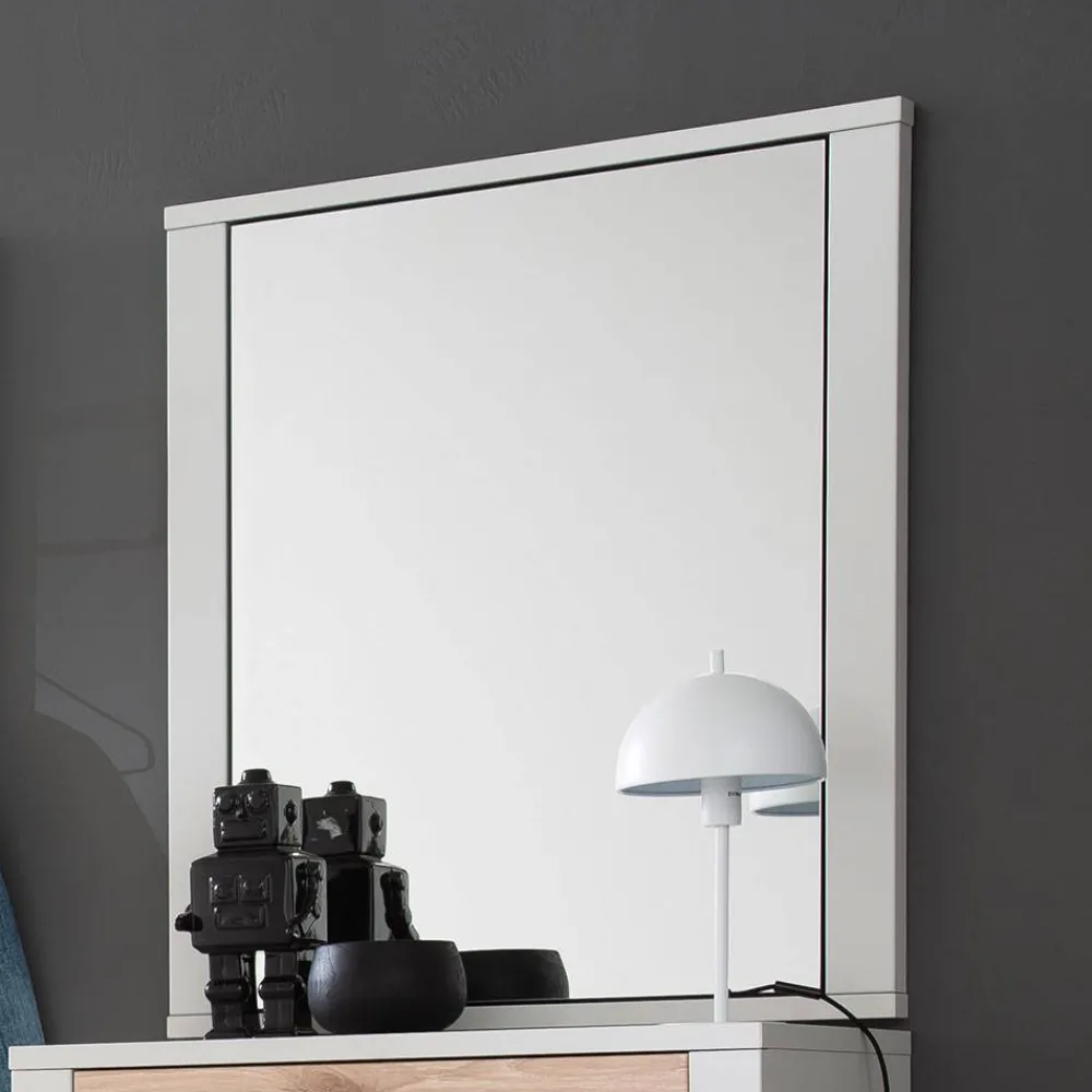 Wohnen Spiegel|Flurspiegel*73 cm breiter Spiegel in Lichtgrau - Ballina