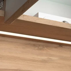 Wohnen 120 cm breiter Spiegelschrank mit 3 Türen & Fach - Tofias