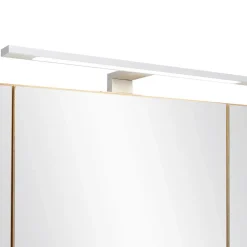 Wohnen 120 cm breiter Spiegelschrank mit 3 Türen & Fach - Tofias