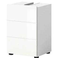 Wohnen 38 cm breiter Waschbeckenschrank in Weiß - Vitablos