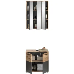 Wohnen 60 cm breiter Waschplatz fürs Bad - Depart (zweiteilig)