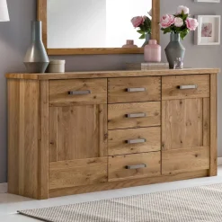 Wohnen 165 cm breites Flur-Sideboard mit Metallgriffen - Riostar