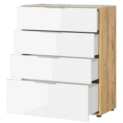 Wohnen Küchenschränke|Flurkommoden*101 cm hohe Kommode mit 83 cm Breite - Ominikana