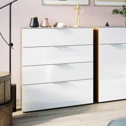 Wohnen Küchenschränke|Flurkommoden*101 cm hohe Kommode mit 83 cm Breite - Ominikana