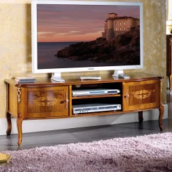 Wohnen 50 cm hohe TV Kommode Natale im Barockstil