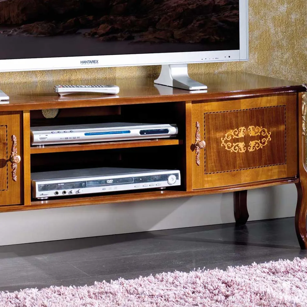 Wohnen 50 cm hohe TV Kommode Natale im Barockstil