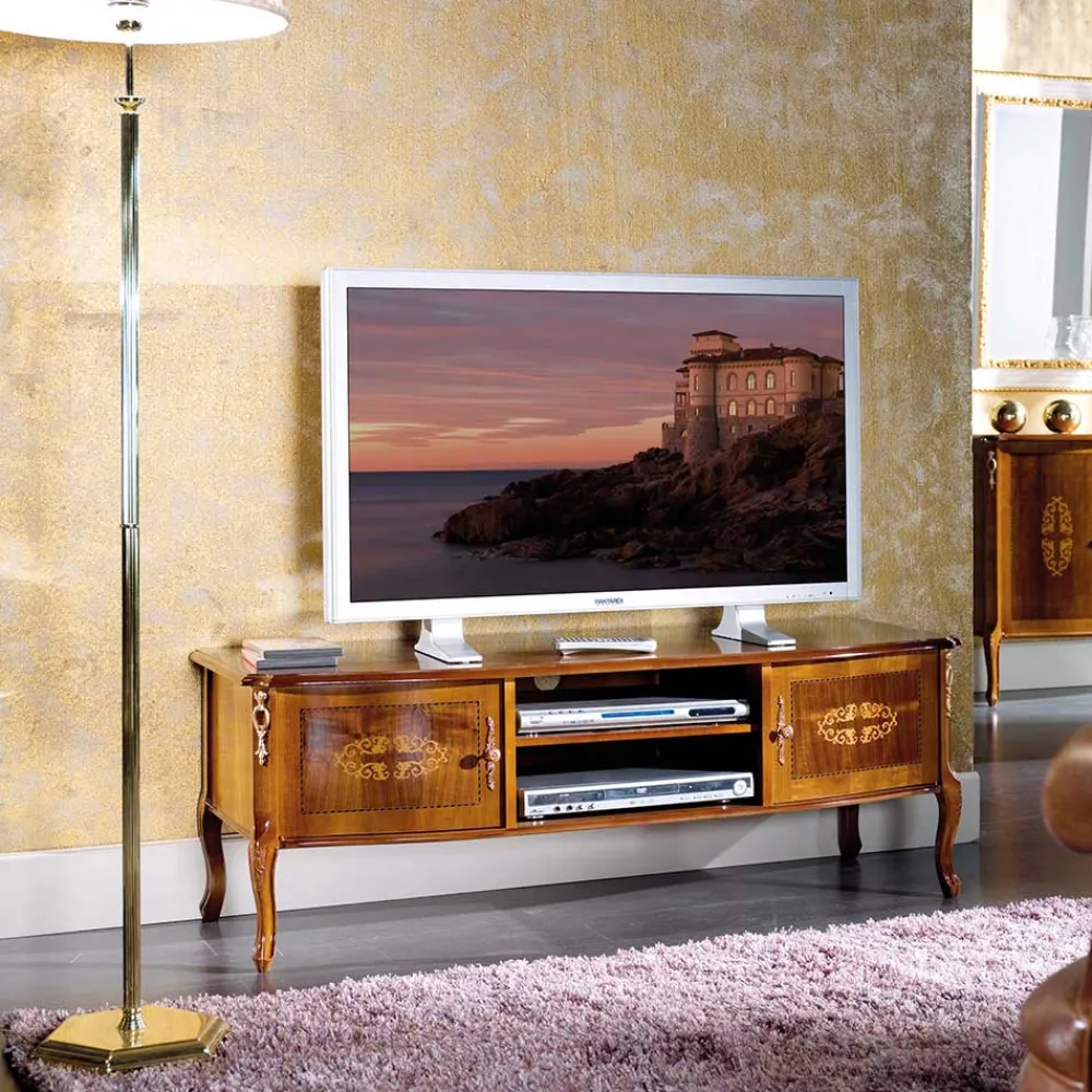 Wohnen 50 cm hohe TV Kommode Natale im Barockstil