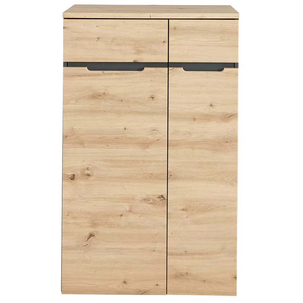 Wohnen 122 cm hoher Aktenschrank mit zwei Türen - Kuetra