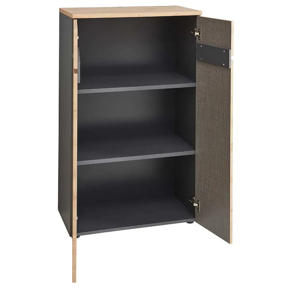 Wohnen 122 cm hoher Aktenschrank mit zwei Türen - Kuetra