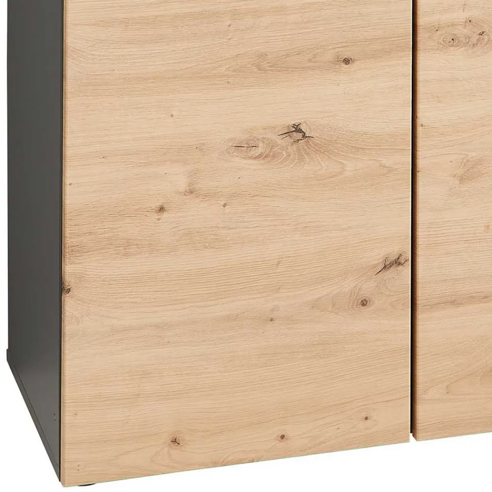 Wohnen 122 cm hoher Aktenschrank mit zwei Türen - Kuetra