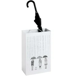 Wohnen 48 cm Hoher Schirmständer in Weiß - Morian