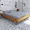 Wohnen Retro Möbel*190 cm kurzes Doppelbett aus Holz - Hardus