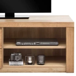 Wohnen Sideboards & Kommoden|Sideboards & Kommoden*130 cm schmales TV Board mit Tür & 2 Fächern - Nelenia