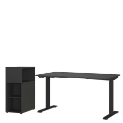 Wohnen Home Office Möbel|Büro Komplett*160 cm Schreibtisch & Regal Kombi - Tila (zweiteilig)