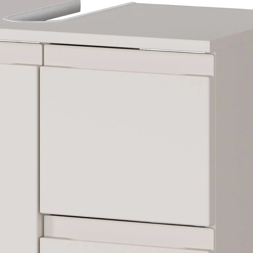 Wohnen 60 cm Waschbeckenschrank in Hellgrau - Dadra