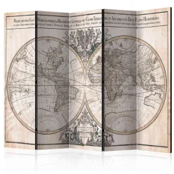 Wohnen Vintage Möbel*5 Elemente Raumtrenner Weltkarte Vintage - Xose