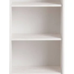 Wohnen 5 Fächer Regal in Weiß und Kiefer Honig - Zentra