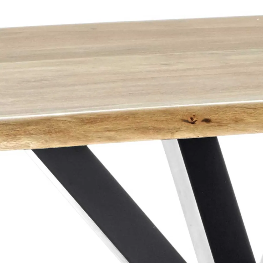 Wohnen Loft Möbel|Industrial Möbel*3 Größen Esszimmer Tisch mit Baumkante Akazie - Fornax