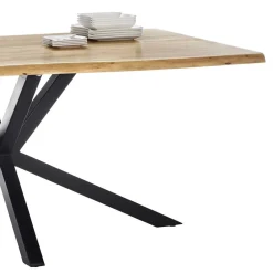 Wohnen Loft Möbel|Industrial Möbel*3 Größen Esszimmer Tisch mit Baumkante Akazie - Fornax