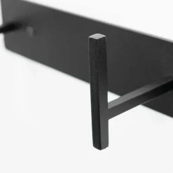 Wohnen Garderoben|Garderoben*3 Haken Hängegarderobe in Schwarz Stahl - Babelsberg