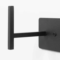 Wohnen Garderoben|Garderoben*3 Haken Hängegarderobe in Schwarz Stahl - Babelsberg