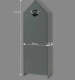 Kinder Wohnen 4 Kinderzimmer Schränke & Regal - Indefiva (fünfteilig)