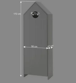 Kinder Wohnen 4 Kinderzimmer Schränke & Regal - Indefiva (fünfteilig)