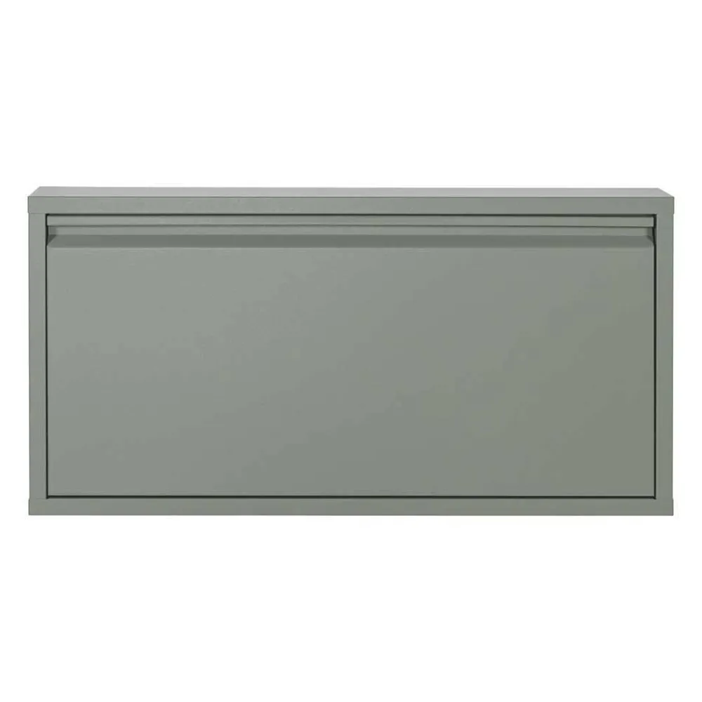 Wohnen 1 Klappen Schuhschrank in Graugrün - Brisco