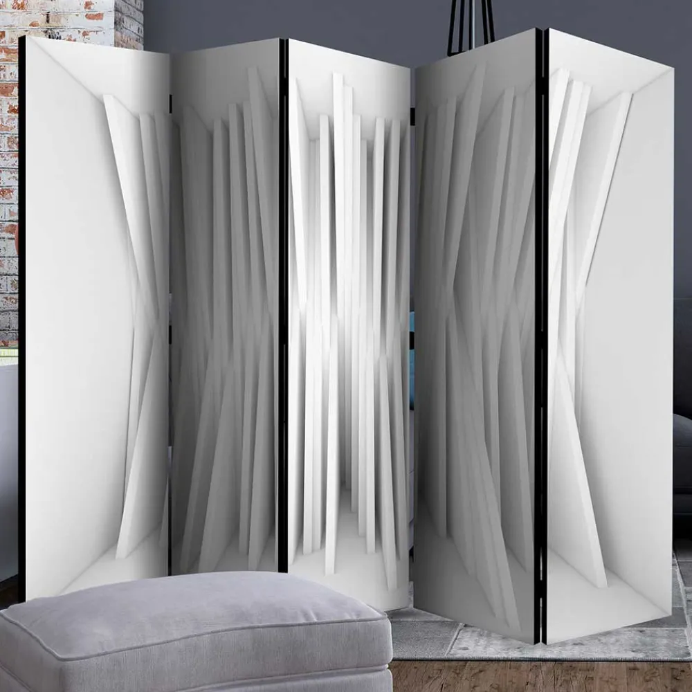 Wohnen 2,25 m breiter Paravent mit abstraktem Muster - Emrada