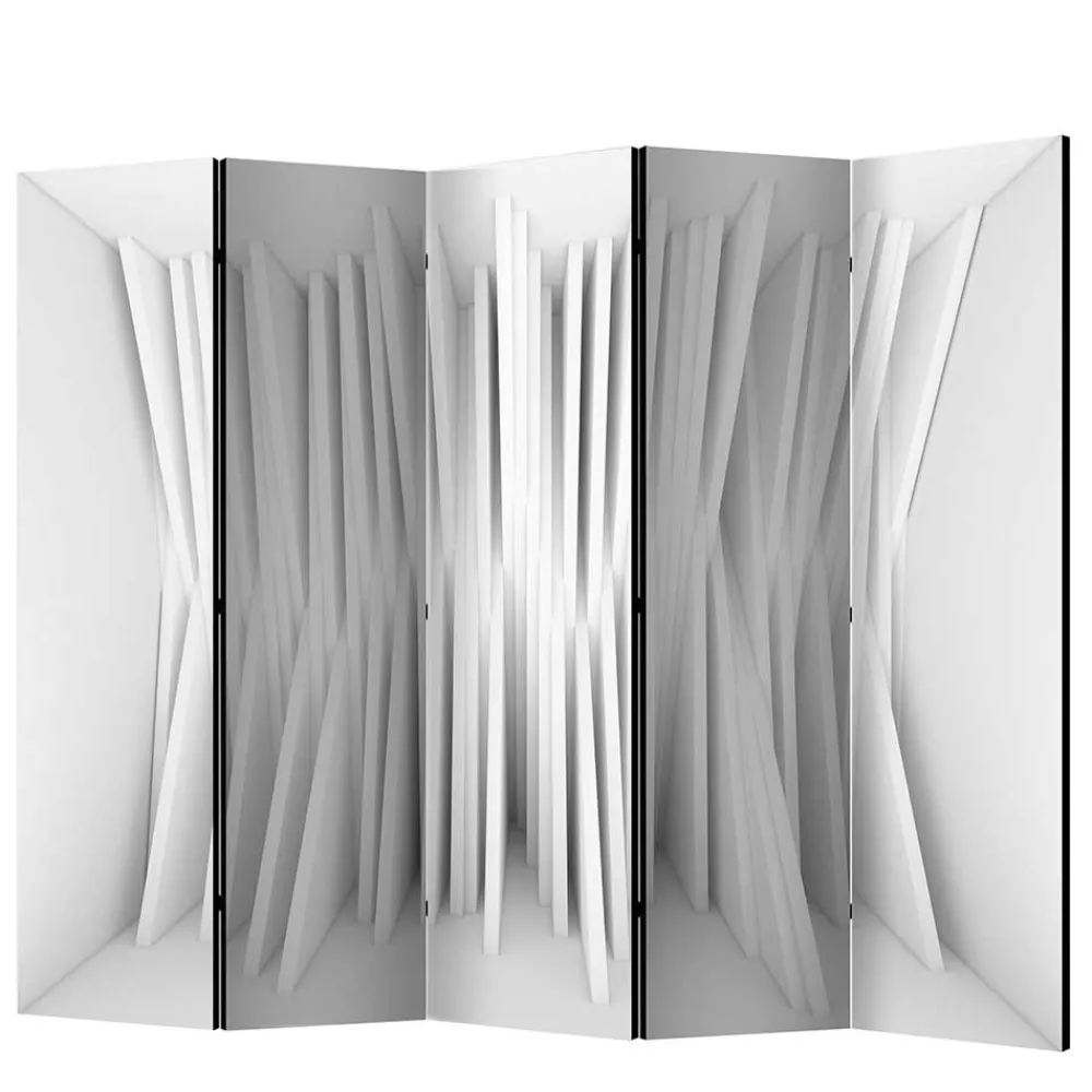 Wohnen 2,25 m breiter Paravent mit abstraktem Muster - Emrada