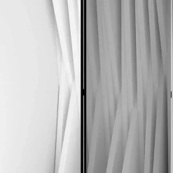 Wohnen 2,25 m breiter Paravent mit abstraktem Muster - Emrada