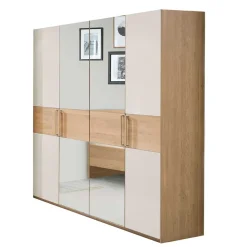 Wohnen Glasmöbel|Naturholzmöbel*2 Meter Kleiderschrank mit vier Türen - Emdsiva II