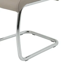 Wohnen Wohnzimmerstühle*2 oder 4 Essstühle in Kunstleder Beige - Banda (Set)