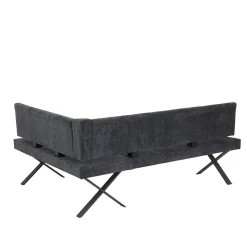 Wohnen Küchenbänke|Esszimmerbänke*3 Personen Eckbank in Anthrazit - Pricenta