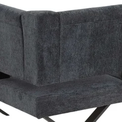 Wohnen Küchenbänke|Esszimmerbänke*3 Personen Eckbank in Anthrazit - Pricenta