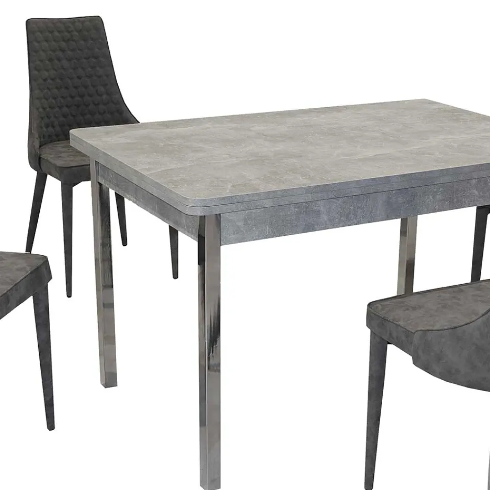 Wohnen Küchen-Essgruppen|Esszimmer Komplett*4 Personen Tischgruppe günstig - Times (fünfteilig)