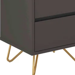 Wohnen 4 Schubladen Hochkommode mit Spiegel klappbar - Bathford