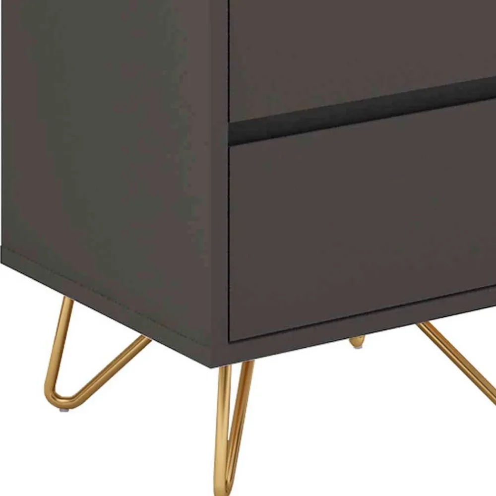 Wohnen 4 Schubladen Hochkommode mit Spiegel klappbar - Bathford