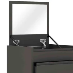 Wohnen 4 Schubladen Hochkommode mit Spiegel klappbar - Bathford