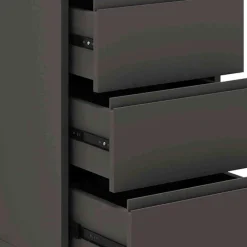 Wohnen 4 Schubladen Hochkommode mit Spiegel klappbar - Bathford